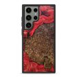 Galaxy S23 Ultra Wood+Resin Phone Case - Addison (Red, 630549) on Sale