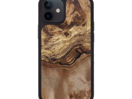 iPhone 12 mini Burl Wood Phone Case - Nathaniel (Maple Burl, 629109) Fashion