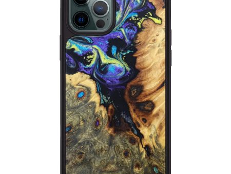 iPhone 12 Pro Max Wood+Resin Phone Case - Brookelynn (Purple, 629456) Hot on Sale