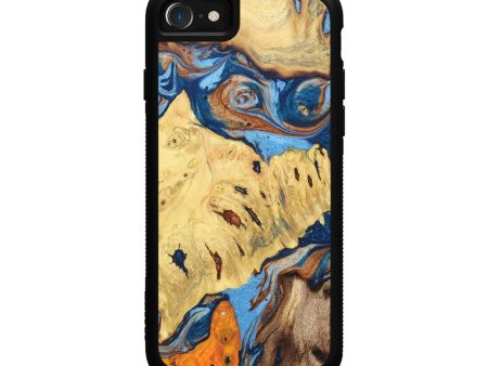 iPhone SE Wood+Resin Phone Case - Heidi (Mosaic, 630763) Hot on Sale