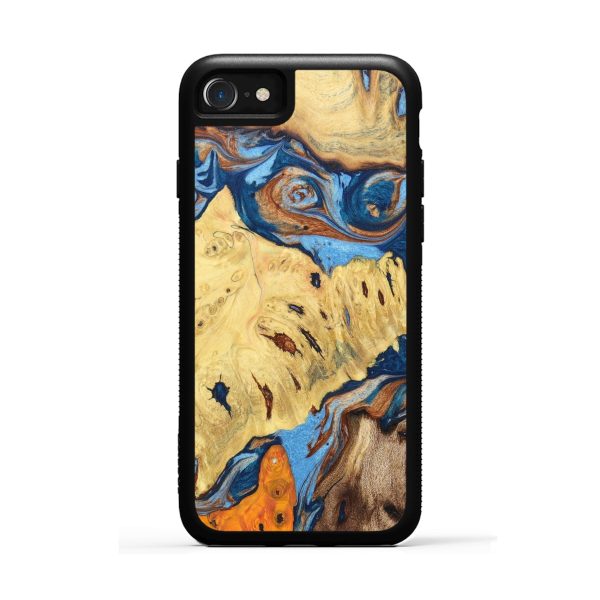 iPhone SE Wood+Resin Phone Case - Heidi (Mosaic, 630763) Hot on Sale