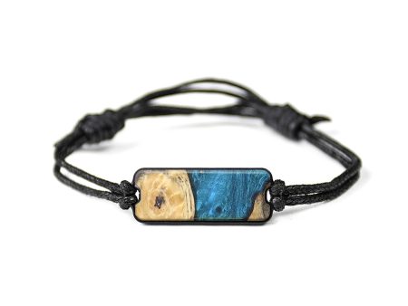 Classic Wood+Resin Bracelet - Teressa (Blue, 629055) on Sale