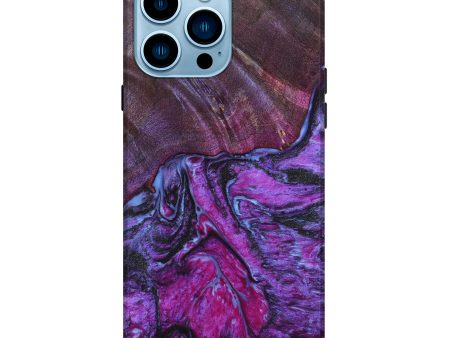 iPhone 14 Pro Max Wood+Resin Live Edge Phone Case - Kathryn (Purple, 630457) Online