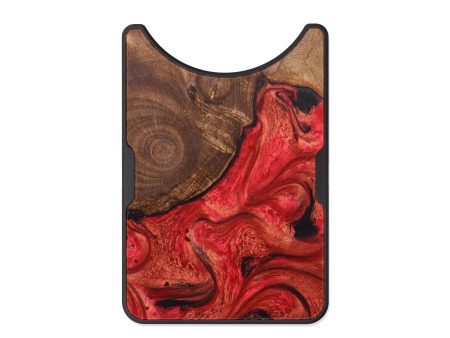 Alloy Wood+Resin Wallet - Merlin (Red, 630777) For Cheap