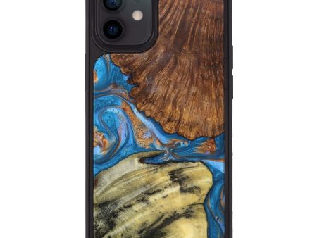 iPhone 12 Wood+Resin Phone Case - Azariah (Mosaic, 630068) Fashion