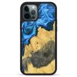 iPhone 12 Pro Max Wood+Resin Phone Case - Maisie (Blue, 630723) Sale