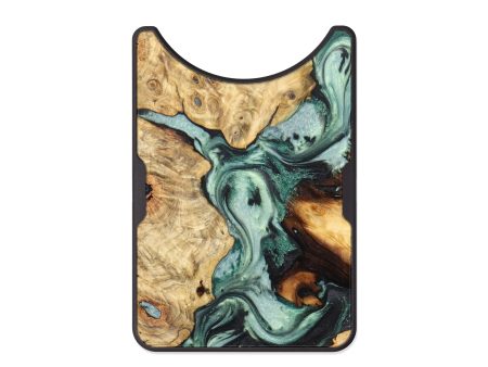 Alloy Wood+Resin Wallet - Ursula (Green, 628923) Fashion