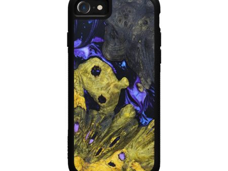 iPhone SE Wood+Resin Phone Case - Ayva (Mosaic, 629170) For Sale