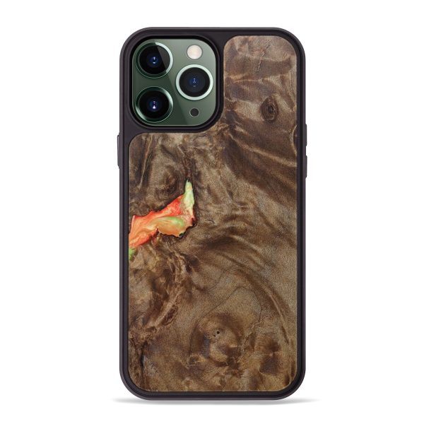 iPhone 13 Pro Max Burl Wood Phone Case - Nelda (Maple Burl, 629082) Cheap