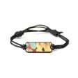 Classic Wood+Resin Bracelet - Vonda (Teal & Gold, 629034) For Cheap