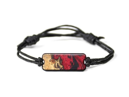 Classic Wood+Resin Bracelet - Alexandrea (Red, 630399) Cheap