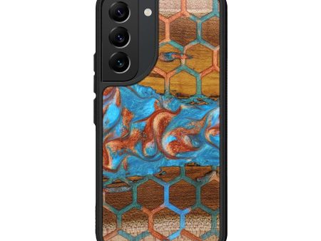 Galaxy S22 Wood+Resin Phone Case - Kasey (Pattern, 629203) Cheap