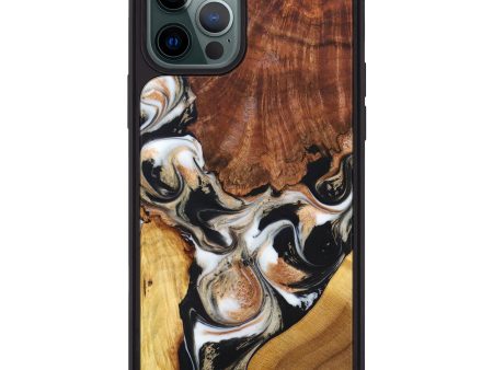 iPhone 12 Pro Max Wood+Resin Phone Case - Charleigh (Mosaic, 630070) Fashion