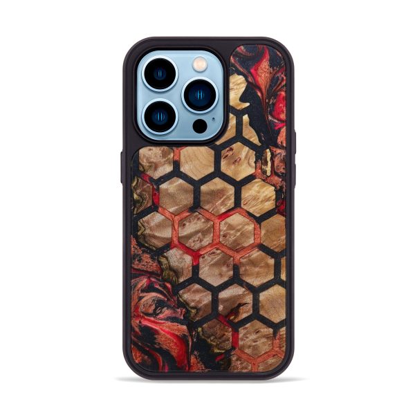 iPhone 14 Pro Wood+Resin Phone Case - Danette (Pattern, 629194) Supply