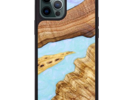 iPhone 12 Pro Max Wood+Resin Phone Case - Aniya (Artist Pick, 630073) For Cheap