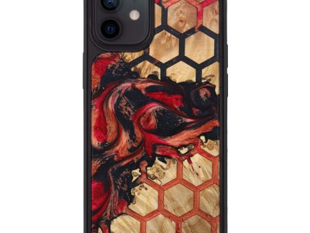 iPhone 12 Wood+Resin Phone Case - Esteban (Pattern, 629188) Online Sale