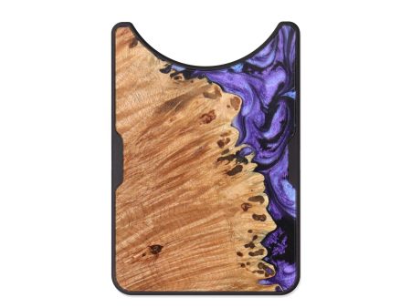 Alloy Wood+Resin Wallet - Macey (Purple, 630781) Discount