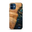 iPhone 12 Wood+Resin Live Edge Phone Case - Ciarra (Green, 630101) Sale