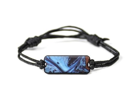 Classic Wood+Resin Bracelet - Mariyah (Blue, 630372) Online Sale