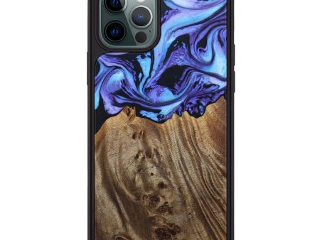 iPhone 12 Pro Wood+Resin Phone Case - Alissa (Purple, 630332) Online