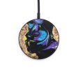 Circle Wood+Resin Wireless Charger - Tonja (Purple, 629532) Sale