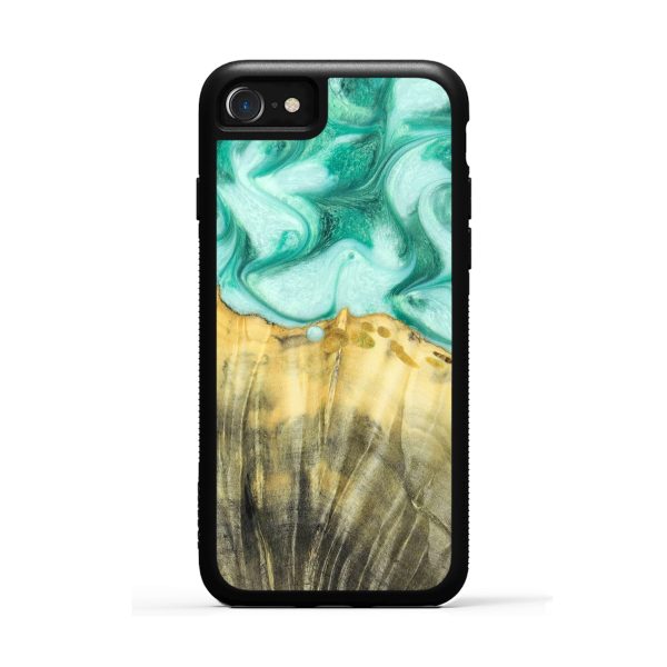 iPhone SE Wood+Resin Phone Case - Gian (Artist Pick, 629683) on Sale