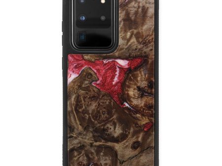 Galaxy S20 Ultra Wood+Resin Phone Case - Margot (Maple Burl, 629089) Sale