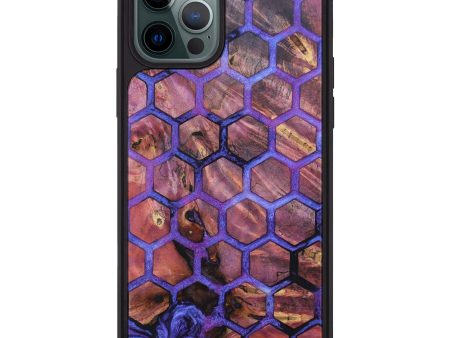 iPhone 12 Pro Max Wood+Resin Phone Case - Clarence (Pattern, 628710) Sale