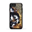 iPhone SE Wood+Resin Phone Case - Edwina (Black & White, 629502) Discount