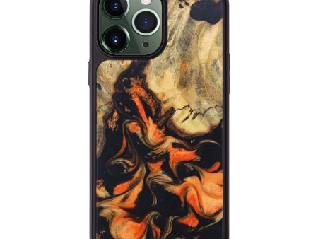 iPhone 13 Pro Max Wood+Resin Phone Case - Tadeo (Lava, 625021) Discount