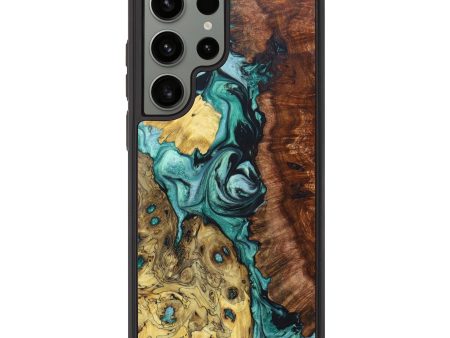 Galaxy S23 Ultra Wood+Resin Phone Case - Xander (Mosaic, 626399) For Sale