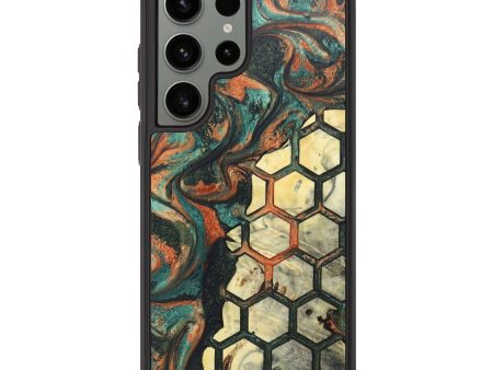 Galaxy S23 Ultra Wood+Resin Phone Case - Annelise (Pattern, 626432) Discount