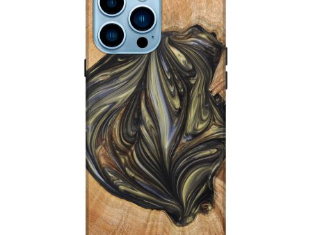 iPhone 14 Pro Max Wood+Resin Live Edge Phone Case - Anjali (Artist Pick, 626645) on Sale