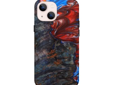 iPhone 13 mini Wood+Resin Live Edge Phone Case - Amir (Artist Pick, 626341) For Sale