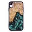 iPhone Xr Wood+Resin Phone Case - Adelina (Green, 626521) on Sale