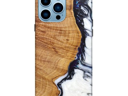 iPhone 14 Pro Max Wood+Resin Live Edge Phone Case - Phylicia (Artist Pick, 625753) Sale