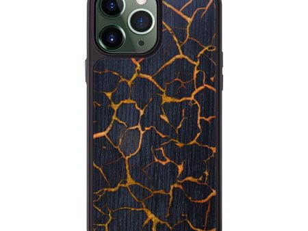 iPhone 13 Pro Max Wood+Resin Phone Case - Stone (Lava, 624919) Fashion