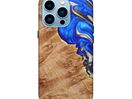 iPhone 14 Pro Wood+Resin Live Edge Phone Case - Yulissa (Artist Pick, 628367) Hot on Sale