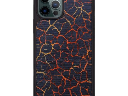 iPhone 12 Pro Max Wood+Resin Phone Case - Cecile (Lava, 626042) Fashion