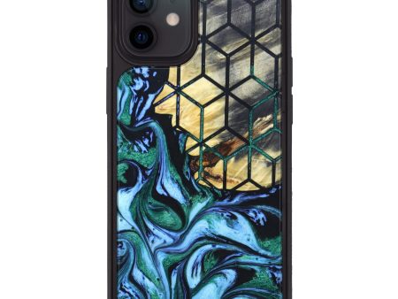 iPhone 12 Wood+Resin Phone Case - Quintin (Pattern, 628392) Online Hot Sale