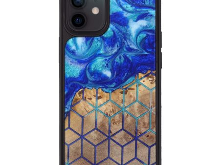 iPhone 12 Wood+Resin Phone Case - Sharyn (Pattern, 627239) Online now