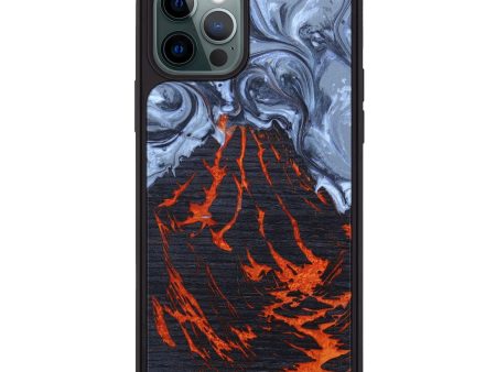 iPhone 12 Pro Wood+Resin Phone Case - Alice (Lava, 627575) Discount