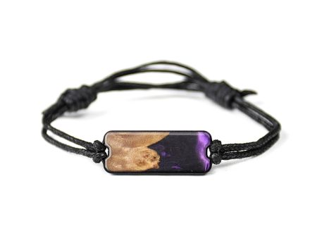 Classic Wood+Resin Bracelet - Martika (Purple, 627919) Cheap