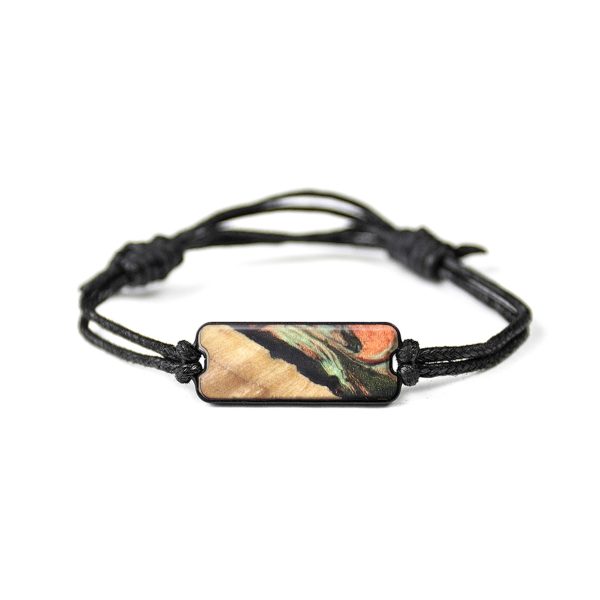 Classic Wood+Resin Bracelet - Terrence (Green, 627933) Online now