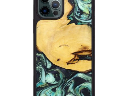 iPhone 12 Pro Max Wood+Resin Phone Case - Lindsey (Artist Pick, 625239) Fashion