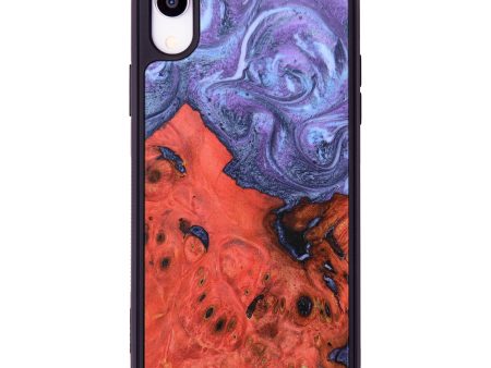 iPhone Xr Wood+Resin Phone Case - Gary (Purple, 626842) Online Sale