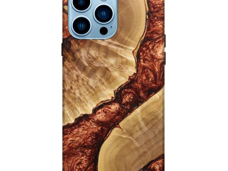 iPhone 14 Pro Max Wood+Resin Live Edge Phone Case - Carsyn (Artist Pick, 631100) For Sale