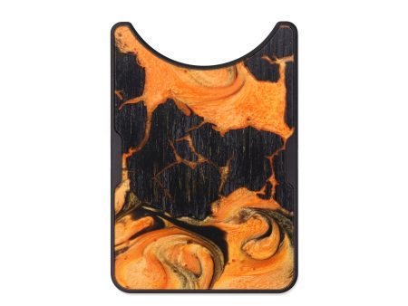 Alloy Wood+Resin Wallet - Hadleigh (Lava, 625160) Cheap