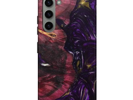 Galaxy S23 Plus Wood+Resin Live Edge Phone Case - Malia (Purple, 627218) Online now