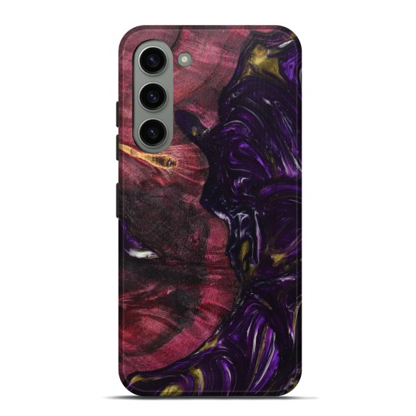 Galaxy S23 Plus Wood+Resin Live Edge Phone Case - Malia (Purple, 627218) Online now